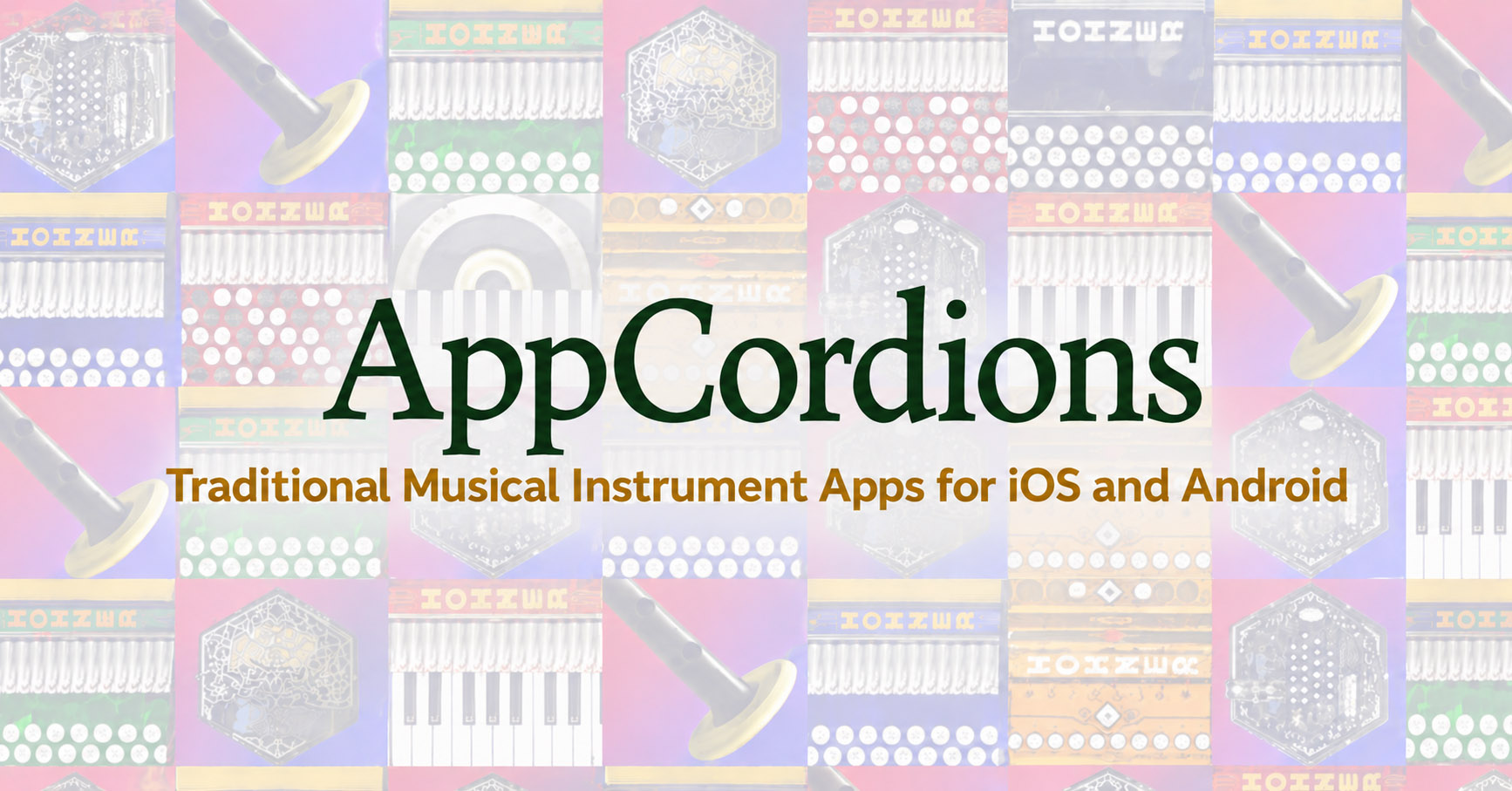 AppCordions Traditional Musical Instrument Apps for iOS and Android